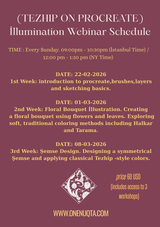 Tezhip on Procreate – Illumination Webinar Series - Ramadan Special